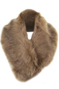 Luxury Faux Fur Collar Stole_R159