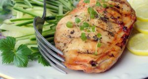 Lemony-Cinnamon Chicken with Honey Mustard Glaze