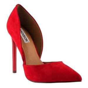 LEAH RED SUEDE COURT HEELS_R599.00_Madison Heart Of New York