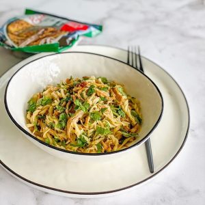 Pulled Pork Pasta Salad