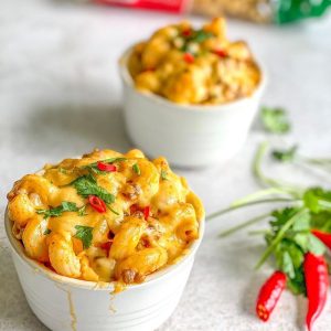 Mince-mac and cheese