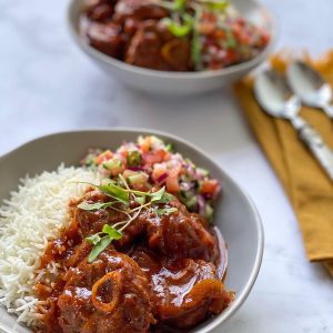 Curried lamb knuckles