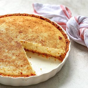 Quick and easy microwave milk tart