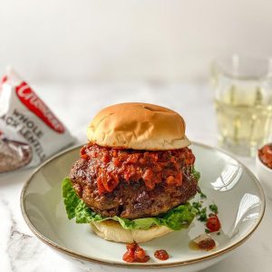 Beef and lentil burger recipe