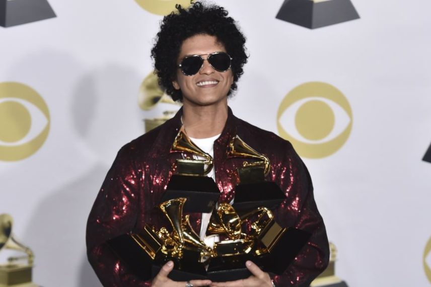 Bruno Mars Grammys 2018