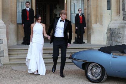 Meghan Markle and Prince Harry Leave for Reception-Getty Images