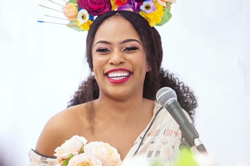 Nomzamo Mbatha Honoured With A Rose Named After Her