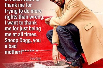 Snoop Dogg Receives Hollywood Hall Of Fame, And Thanks Himself For It
