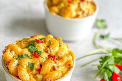 Mince-mac and cheese